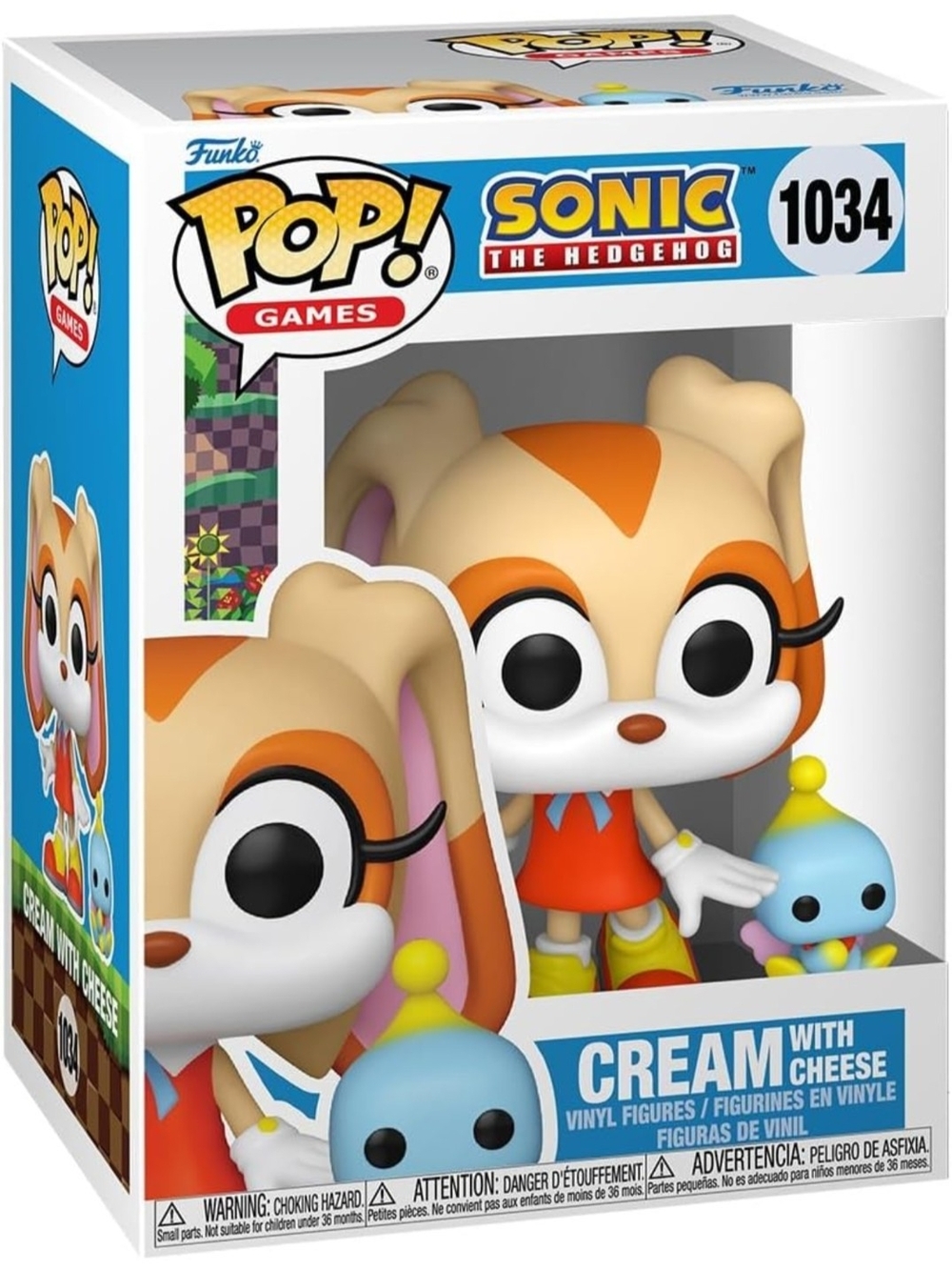 Funko Pop! Games Sonic The Hedgehog #1034 Cream with Cheese Vinyl Figure